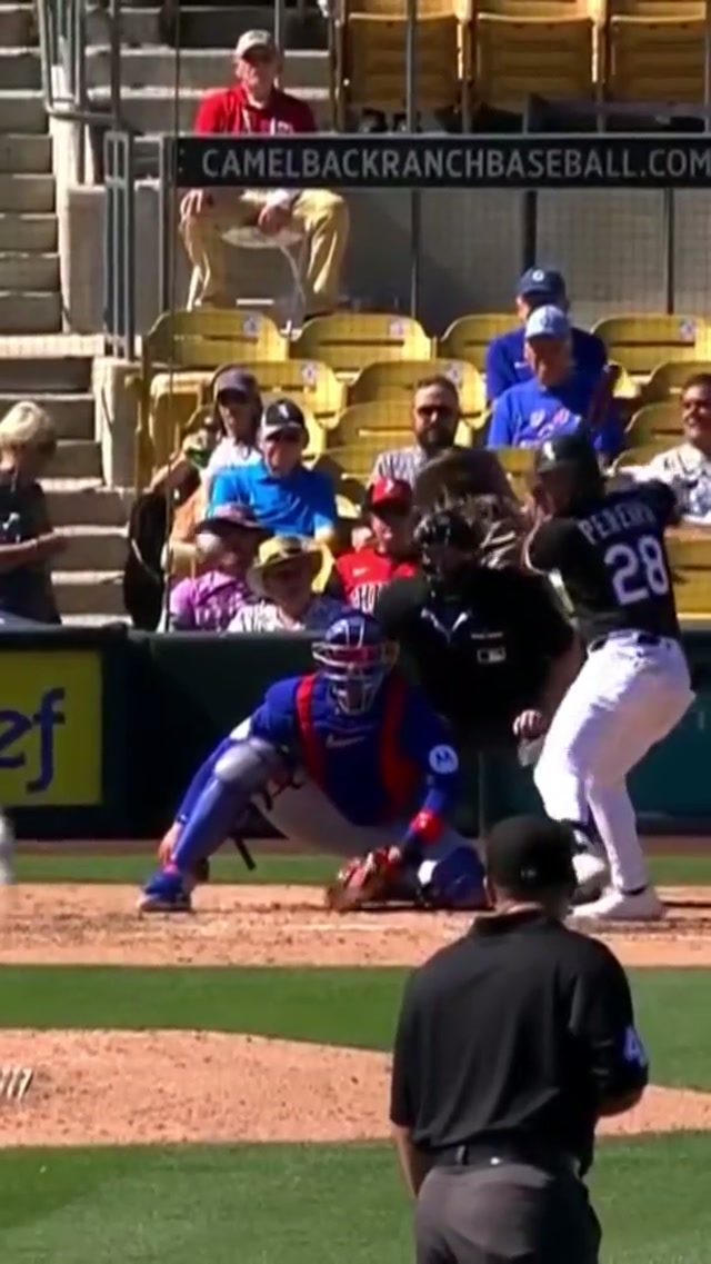 Showing off that power #MLB #springtraining #homerun 