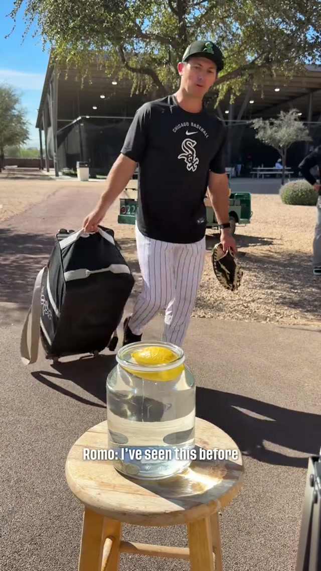 when life gives you lemons, balance a quarter on 'em #games #baseball #mlb