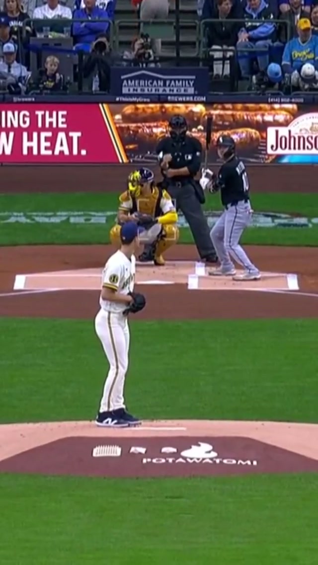 FIRST AT-BAT OF THE SEASON. LET’S GO! #openingday #baseball #mlb 