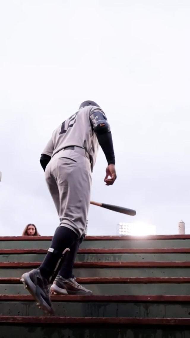 Grish returns for 2026 🔥 Welcome back, Trent! #yankees #mlb #trentgrisham #baseball #outfield 