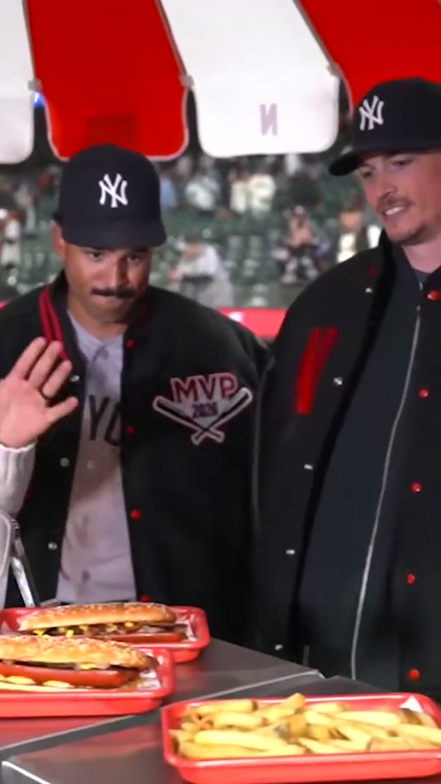 Trent & his fries 🍟😂 #yankees #mlb #baseball #trentgrisham #netflix 