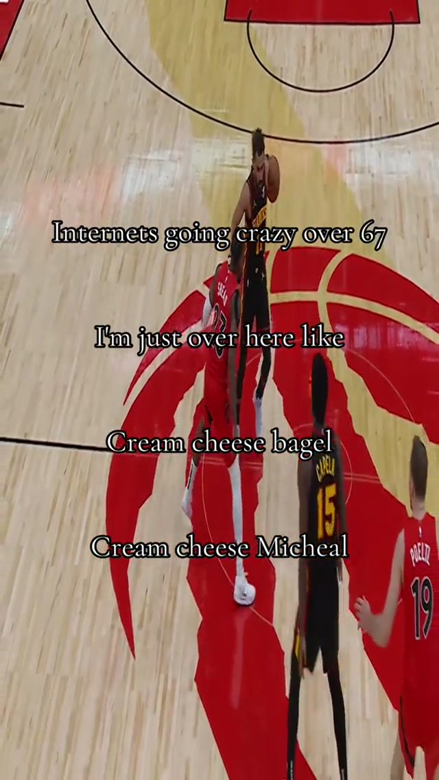 cream cheese… bagel? #67 #creamcheese #nba #basketball #giftok 