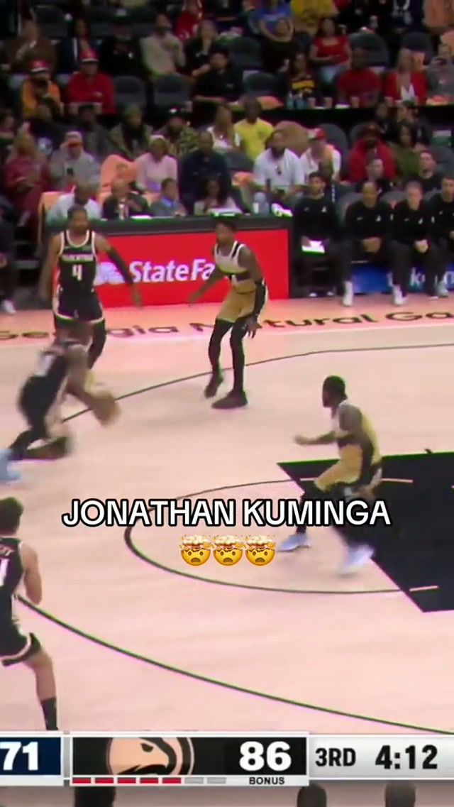 KUMINGA IS HOOPING ON THE HAWKS 😮‍💨 #kuminga #hawks #basketball #nba #warrriors 