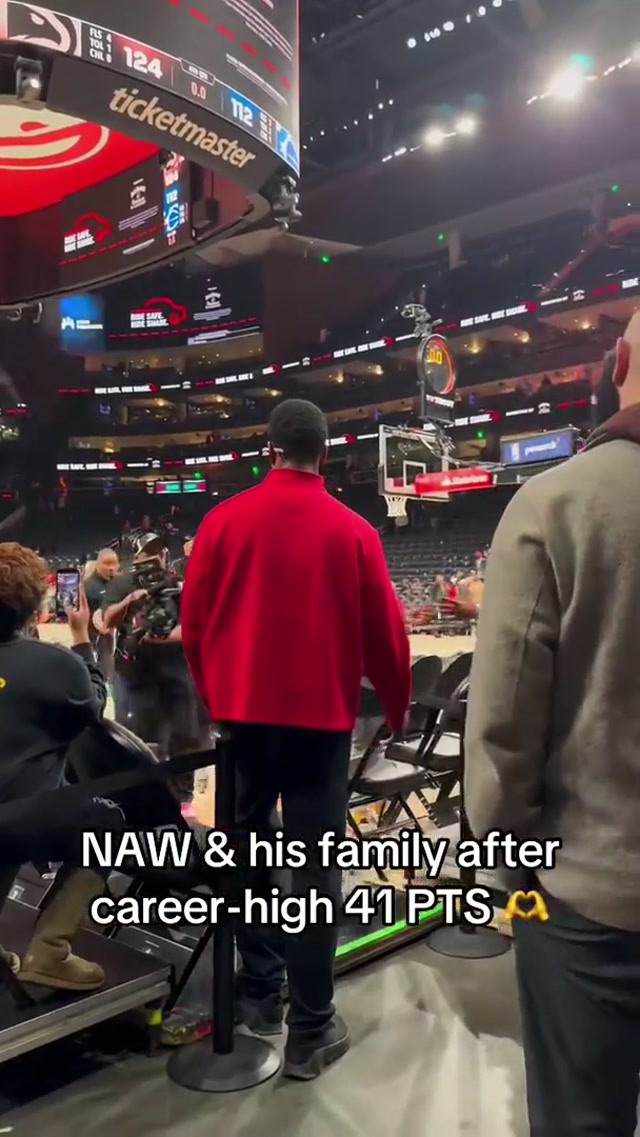 Special moment for Nickeil 👏 #careerhigh #nba #basketball #atlantahawks 