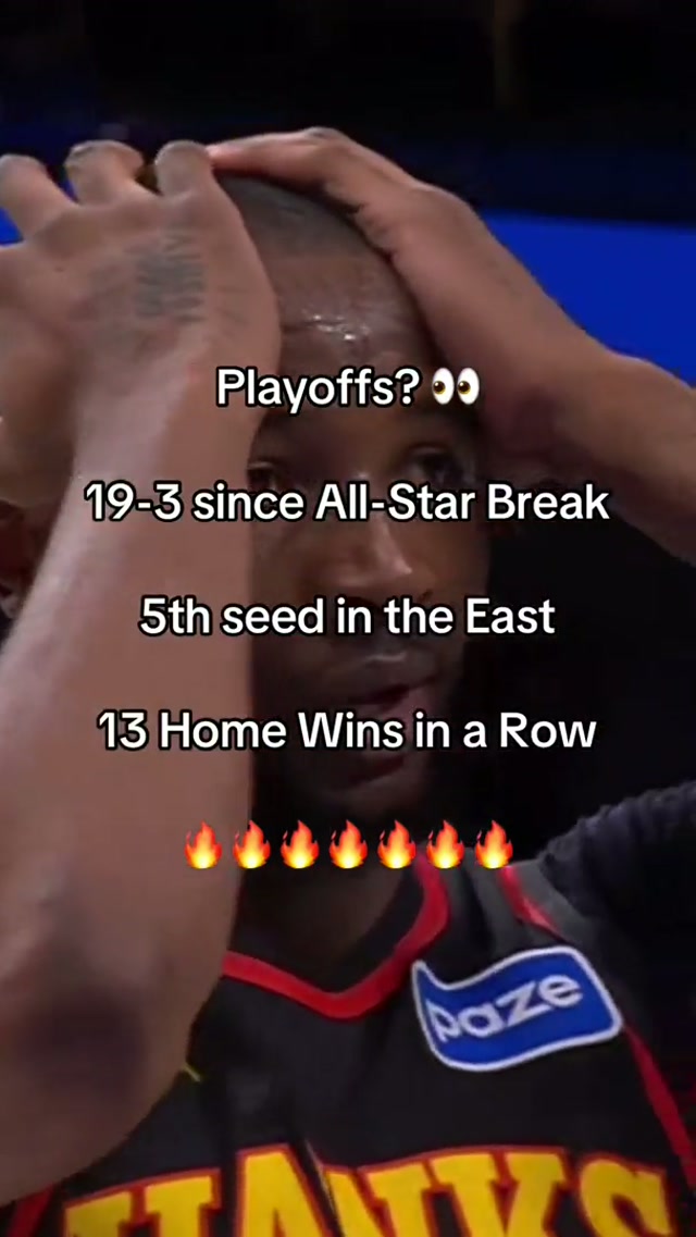 NO MORE PLAYOFF COMMENTS PLEASE #hawks #playoffs #basketball #nba #giftok 