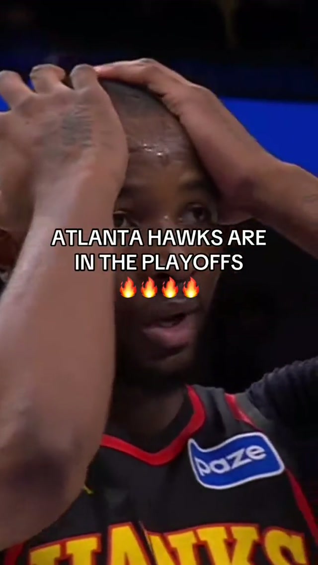 WE DID IT GUYS #hawks #playoffs #nba #basketball #giftok 