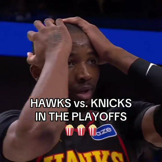 WHO YOU GOT #hawks #knicks #playoffs #nba #giftok 