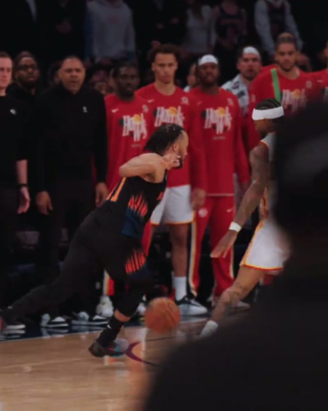 The play that won the game 🔥 #hawks #knicks #nba #playoffs #basketball 