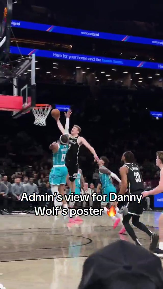 On. His. Head. #dannywolf #nba #brooklynnets #basketball #nets 