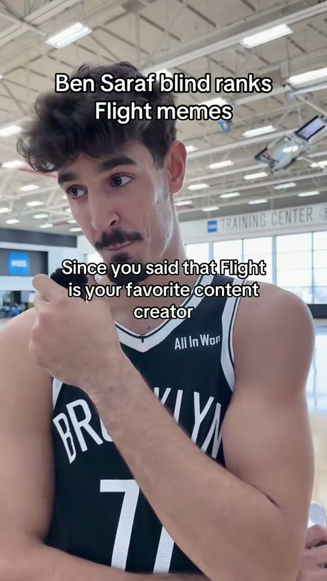 Need flight to react #flight #flightreacts #bensaraf #brooklynnets #meme 