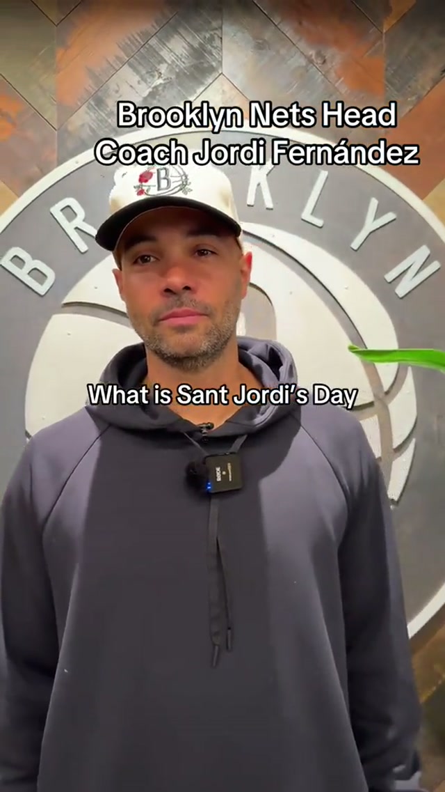 Happy Sant Jordi’s day 🌹❤️ #jordifernandez #santjordi #jordi #brooklynnets #nba 