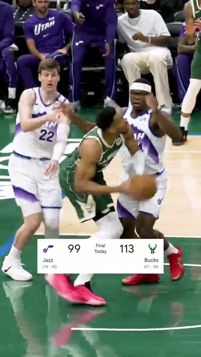 Music to our ears! 😌 #jazz #buckswin #nba #basketball #giannis 