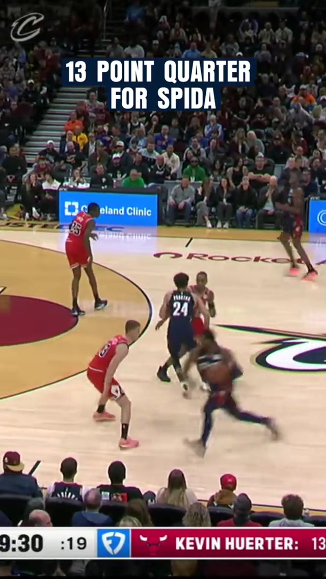 🕷️ INSANE 4TH QUARTER FROM SPIDA. #donovanmitchell #nba #clevelandcavaliers #basketball #cavs 