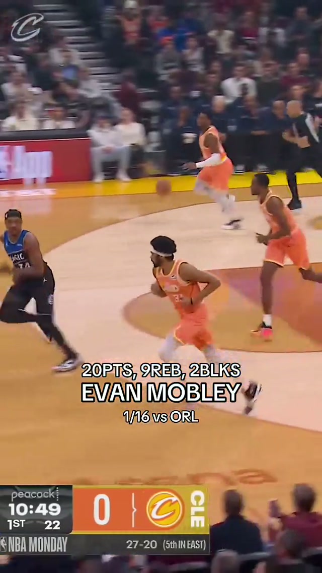 🪄 Some Mobley Magic. #cavs #evanmobley #nbahighlights 