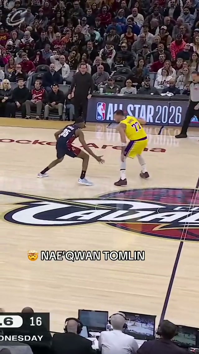 PRESSURE? APPLIED. #cavs #naeqwan #nba #cavslakers 