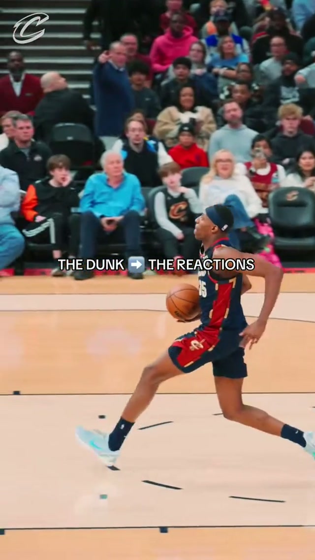 this was all of us fr tho. #naeqwantomlin #cavs #dunk #nbahighlights #cavslakers 