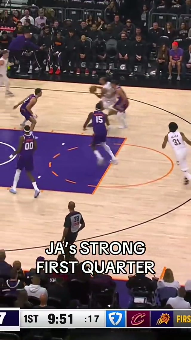 💪 JA with a strong first quarter! #LetEmKnow #Cavs #JarrettAllen #NBA 