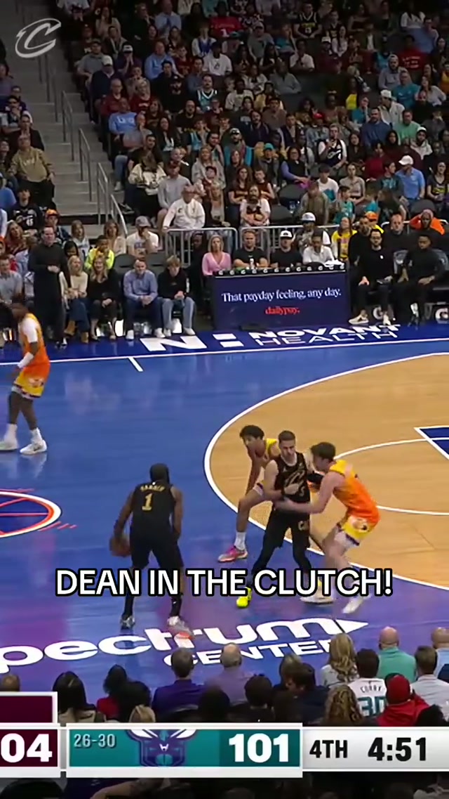 🥶 DEAN WADE. CLUTCH. #LetEmKnow #Cavs #DeanWade #NBA 