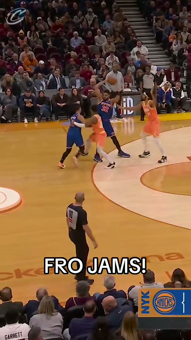 💪 B2B JA slams! #LetEmKnow #Cavs #JarrettAllen #NBA 