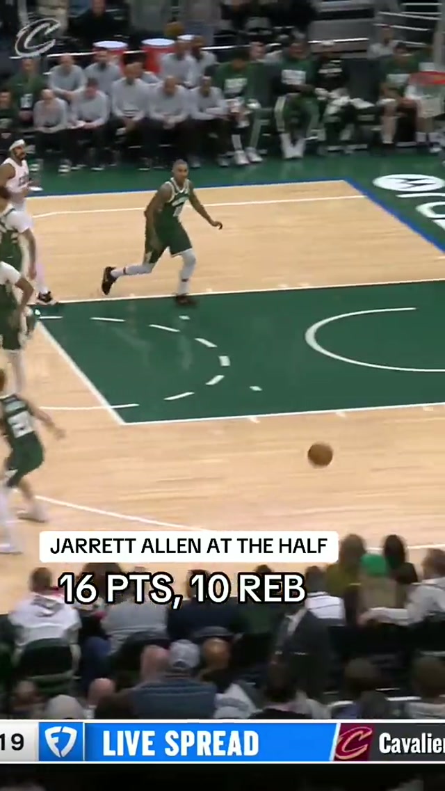 BIG MAN. BIG HALF. #nba #nbahighlights #cavs #jarrettallen