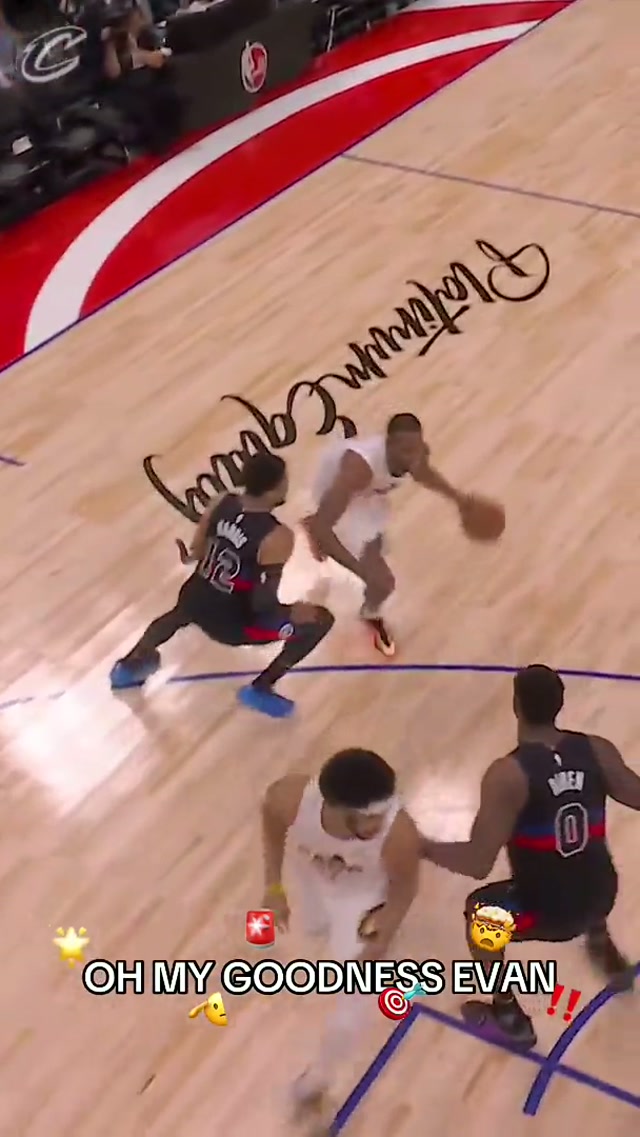 OH MY GOODNESS GRACIOUS EVAN MOBLEY. #LetEmKnow #EvanMobley #NBA