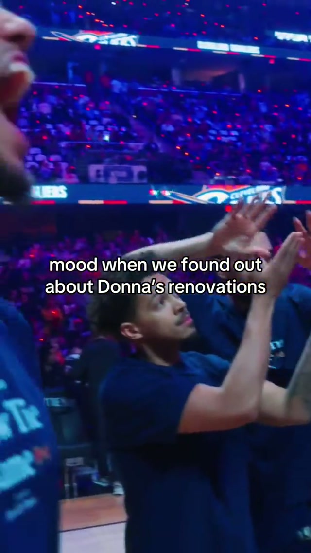 LET’S GOOOOO #donnakelce #donna #cavs #nba 