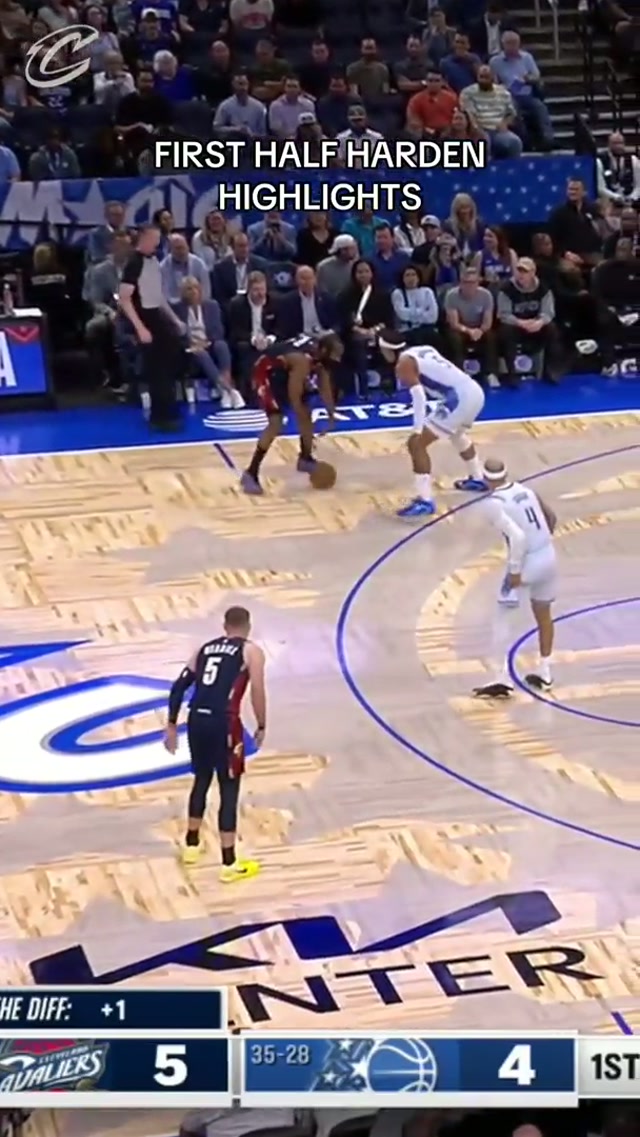 A little harden for your TikTok timeline #nba #basketball #clevelandcavaliers #jamesharden #cavs 