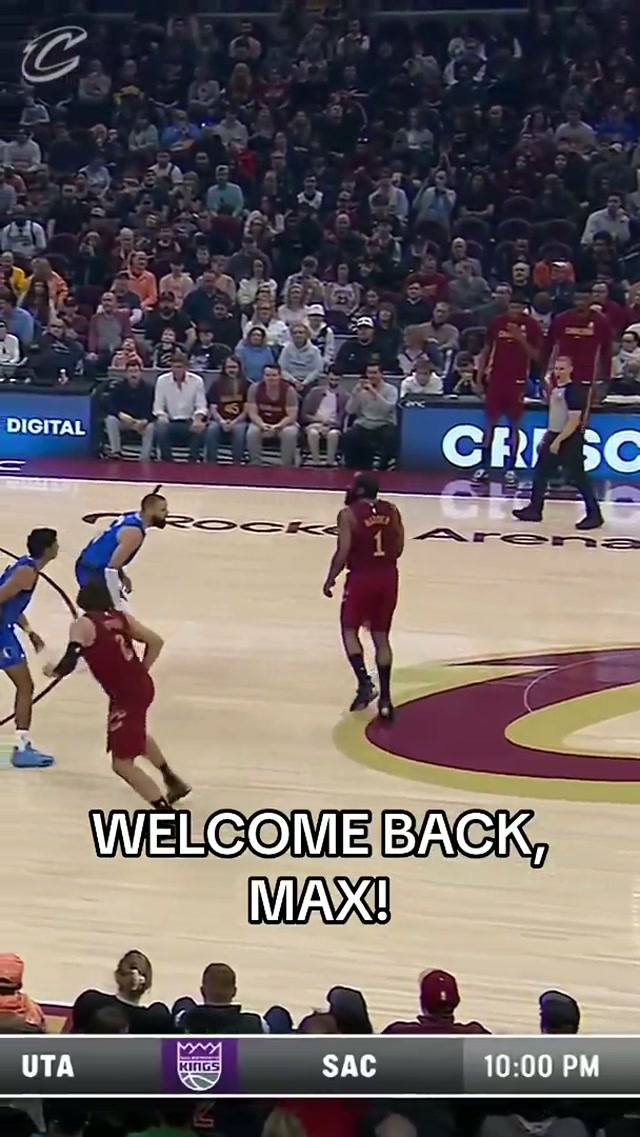 🔥 MAX STRUS HEAT CHECK IN HIS SEASON DEBUT. #LetEmKnow #Cavs #MaxStrus #NBA 