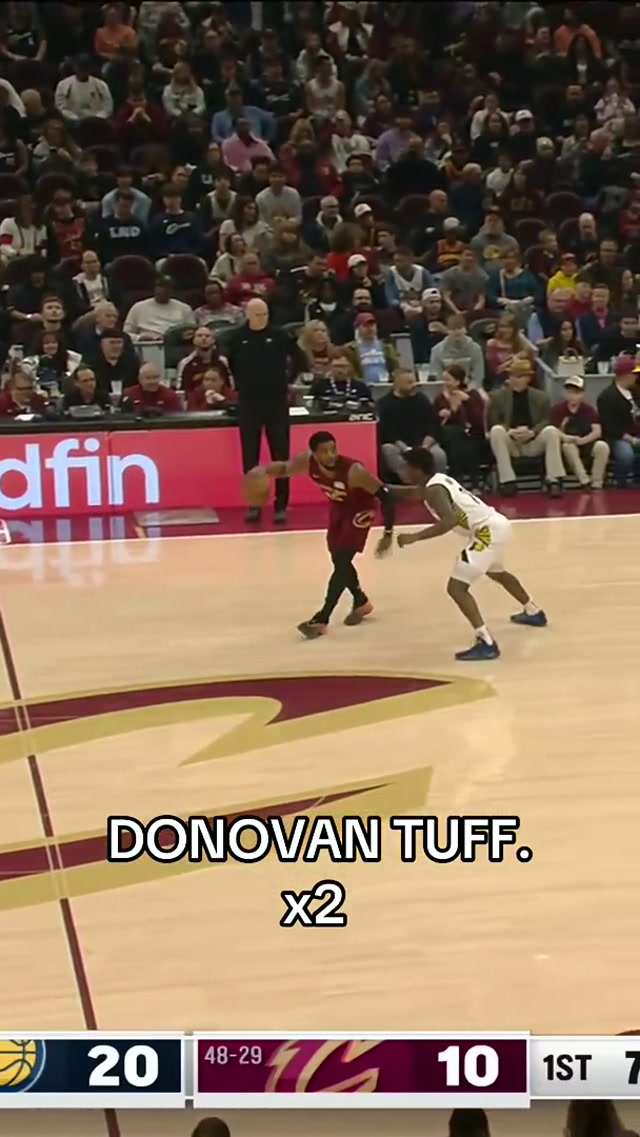 Four-five can score in the paint whenever. #LetEmKnow #Cavs #DonovanMitchell #NBA