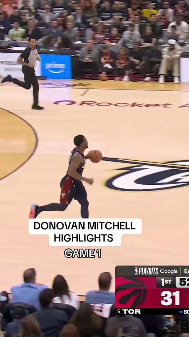 Mitchell Madness up in here #cavs #donovanmitchell #cavsraptors #nbaplayoffs 