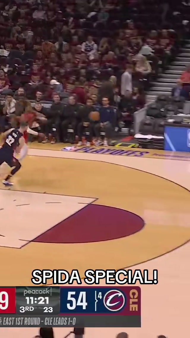 🏊 The Spida Special has made its way to the Playoffs! #LetEmKnow #Cavs #DonovanMitchell #NBA 
