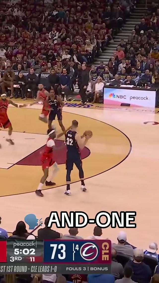 AND-ONE FOR 4️⃣! #LetEmKnow #Cavs #EvanMobley #NBA 