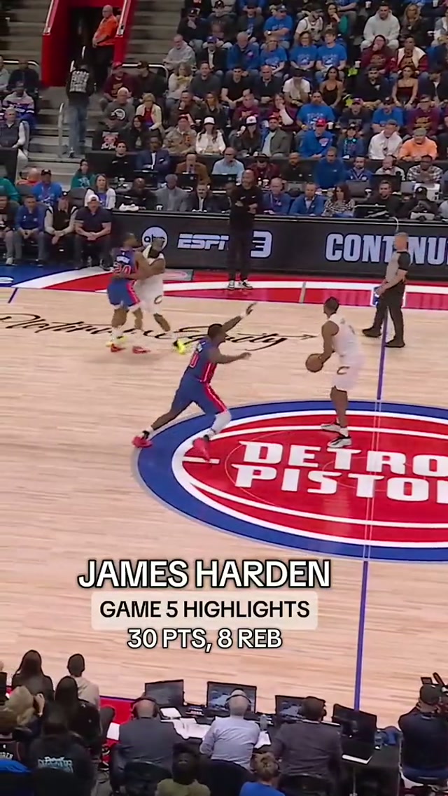 MAESTRO UNO. #jamesharden #cavs #cleveland #nbaplayoffs