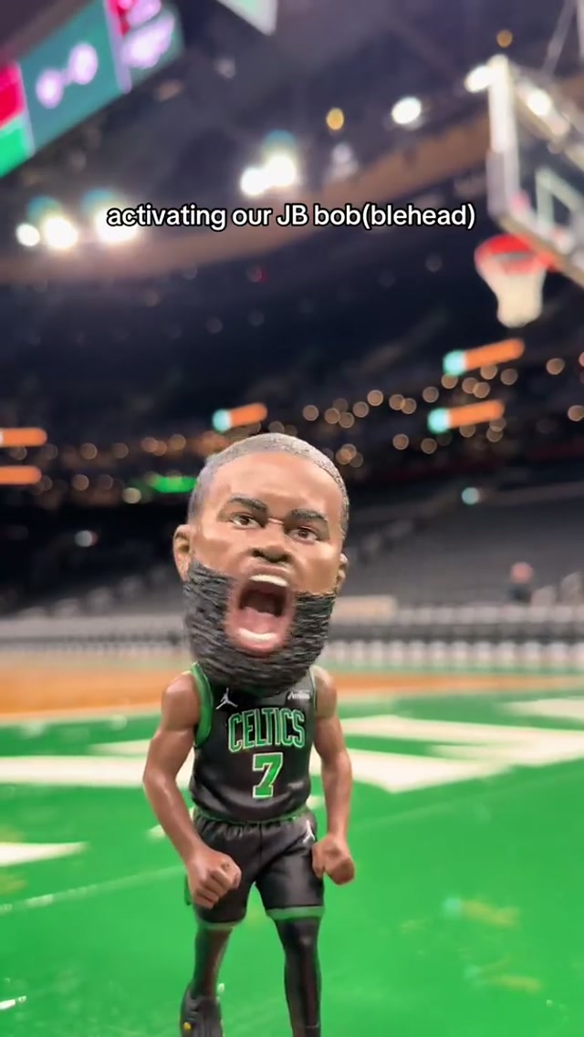 activate yours tm night with us 🙂‍↕️ (first 5000 fans in attendance) #bobblehead #jaylenbrown #celtics #bostonceltics #nba 