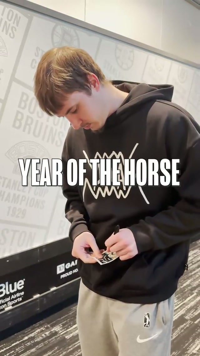 Year of the Horse 💚 #fyp #boston #celtics #bostonceltics #nba 