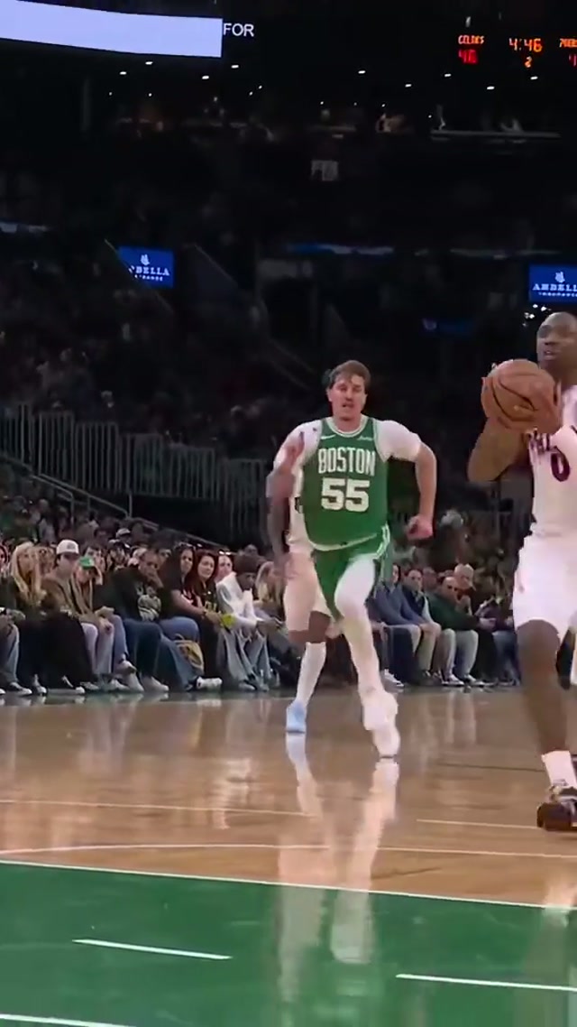Not a block party without DWhite 🔒#fyp #boston #celtics #bostonceltics #nba #derrickwhite 