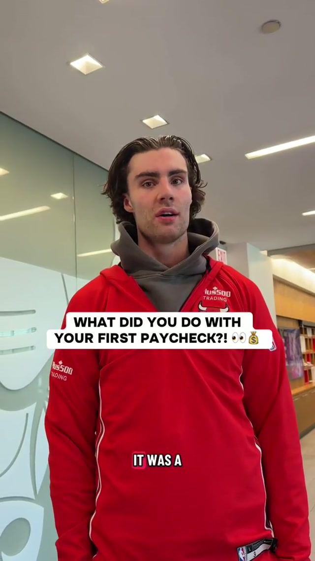 What did you do with your first paycheck? 👀💰 @Plus500 #paycheck #nba #chicagobulls #questionoftheday 