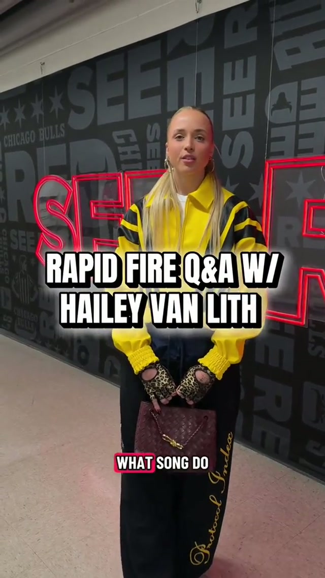 Rapid Fire w/ @HVL 🔥🩵 #chicagobulls #chicagosky #nba #wnba #qanda 
