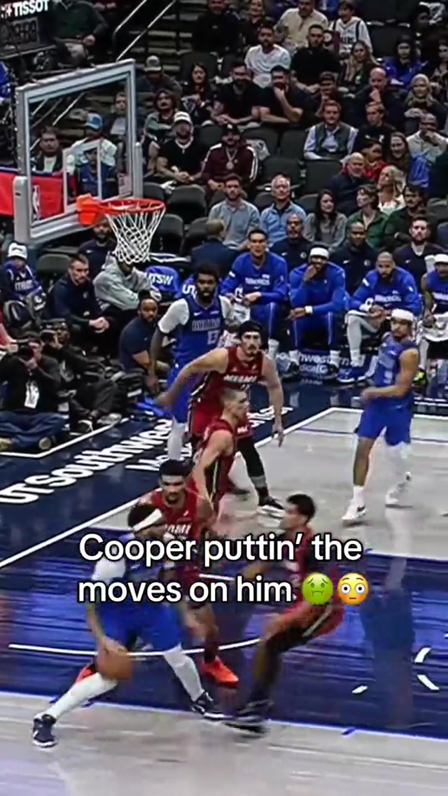 This was tuff, coop 🔥 #cooperflagg #dallasmavericks #nba 