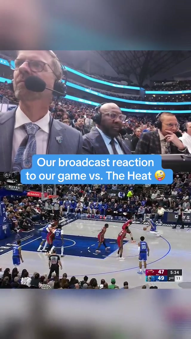 This game had us hype 🤪🔥 #announcer #nba #dallasmavericks 