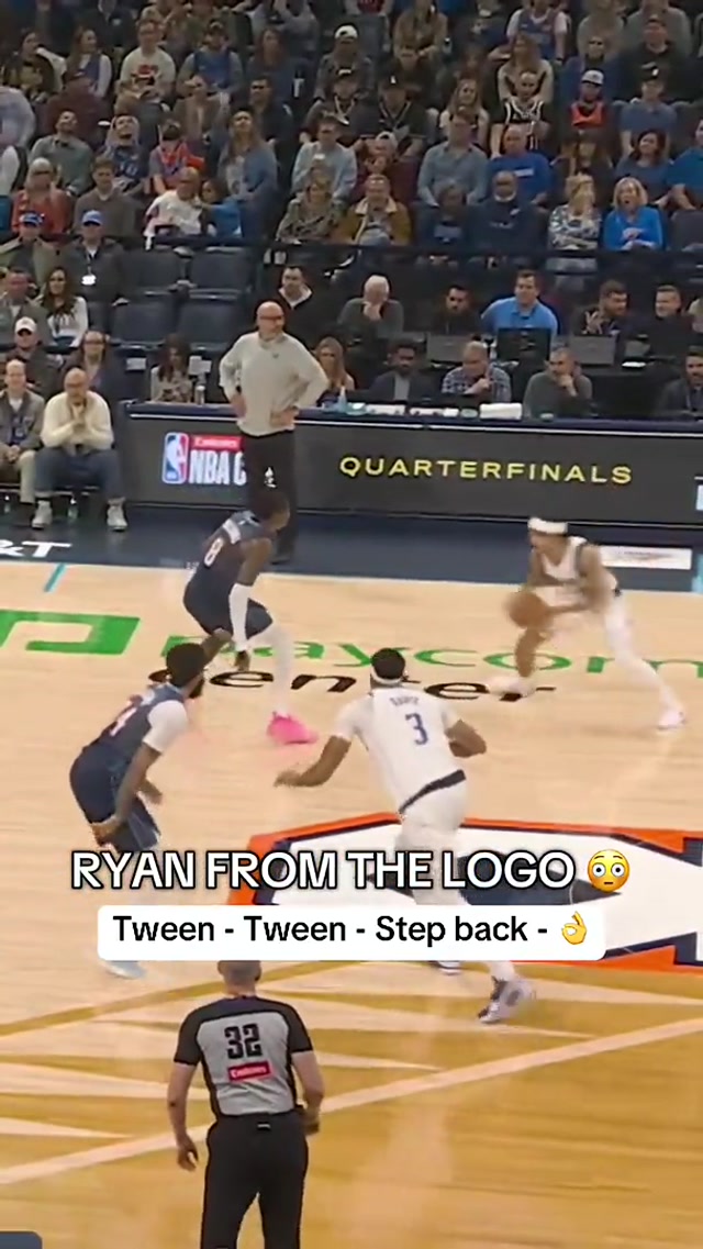 RYAN IS ON ONE!!! #ryannembhard #dallasmavericks #nba #crossover 