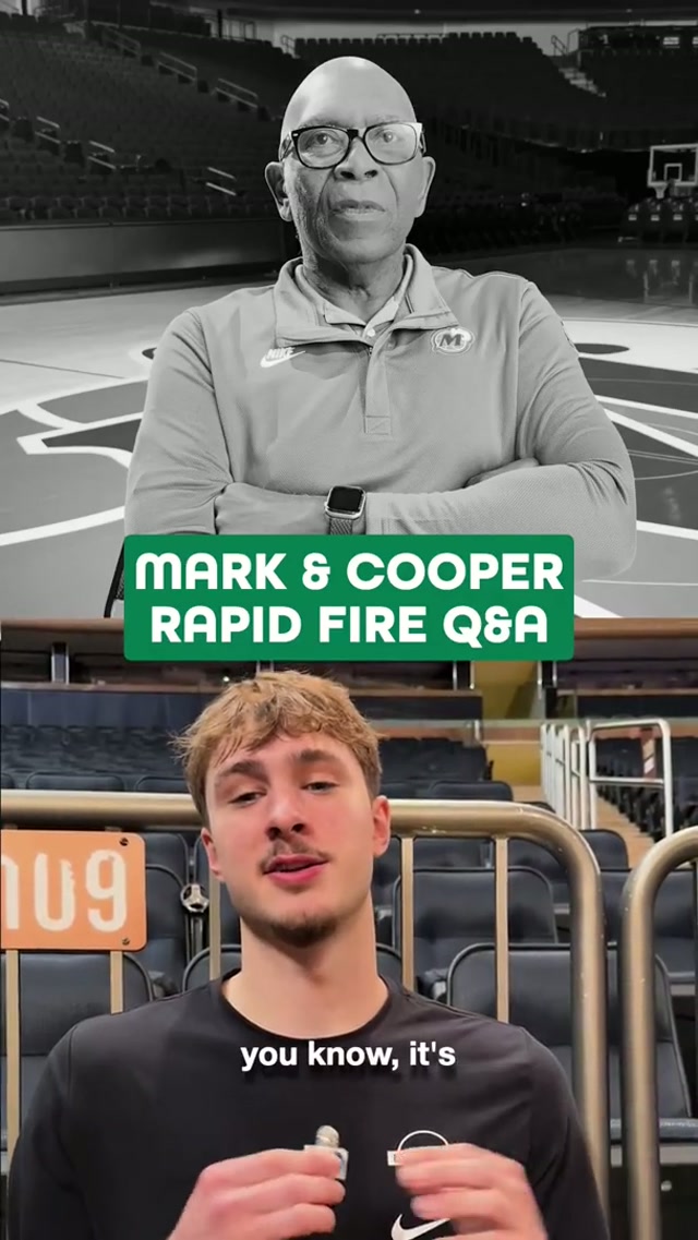 Then & now. Mark Aguirre and Cooper Flagg. Your Mavericks No. 1 picks answer rapid fire questions 🔥 #cooperflagg #dallasmavericks #nba #basketball 
