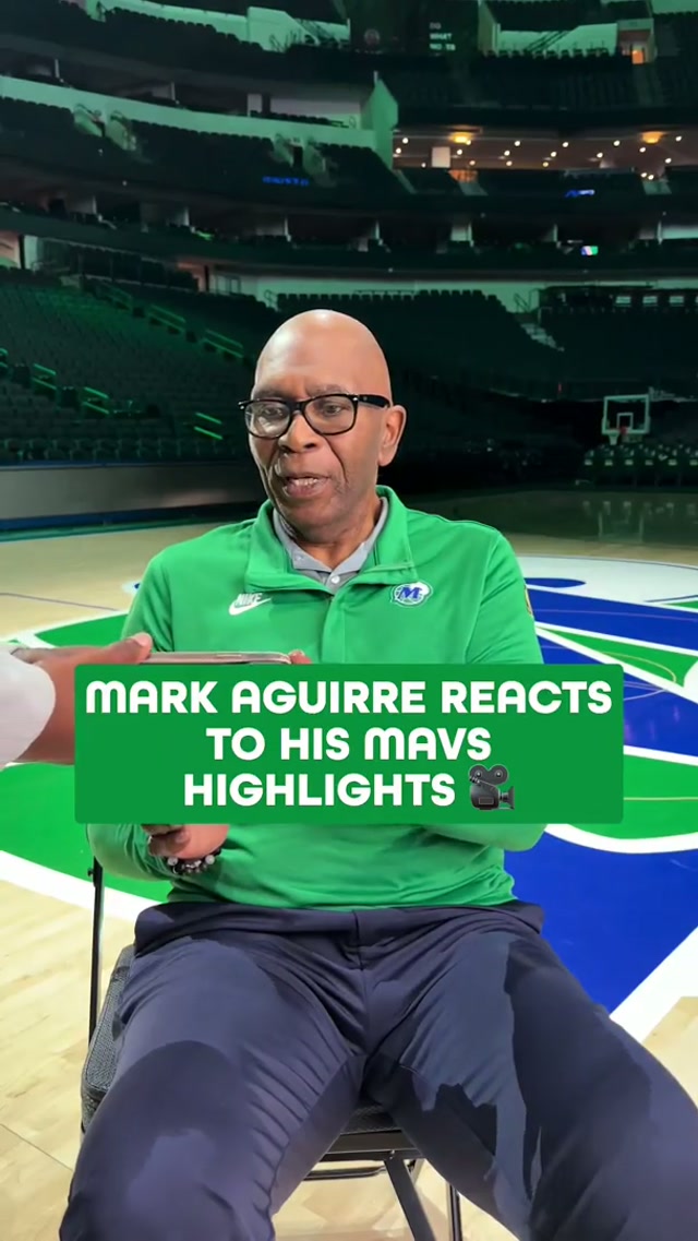 Tonight, We hang 2️⃣4️⃣ in the rafters for our legend, Mark Aguirre 👏 #dallasmavericks #nbahistory #nba #basketball 