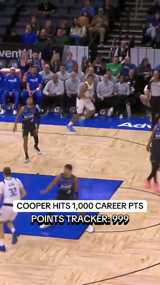 1️⃣K points for THE ROOK 

Cooper becomes the second-youngest player in NBA history to reach 1,000 points. #cooperflagg #dallasmavericks #nba 