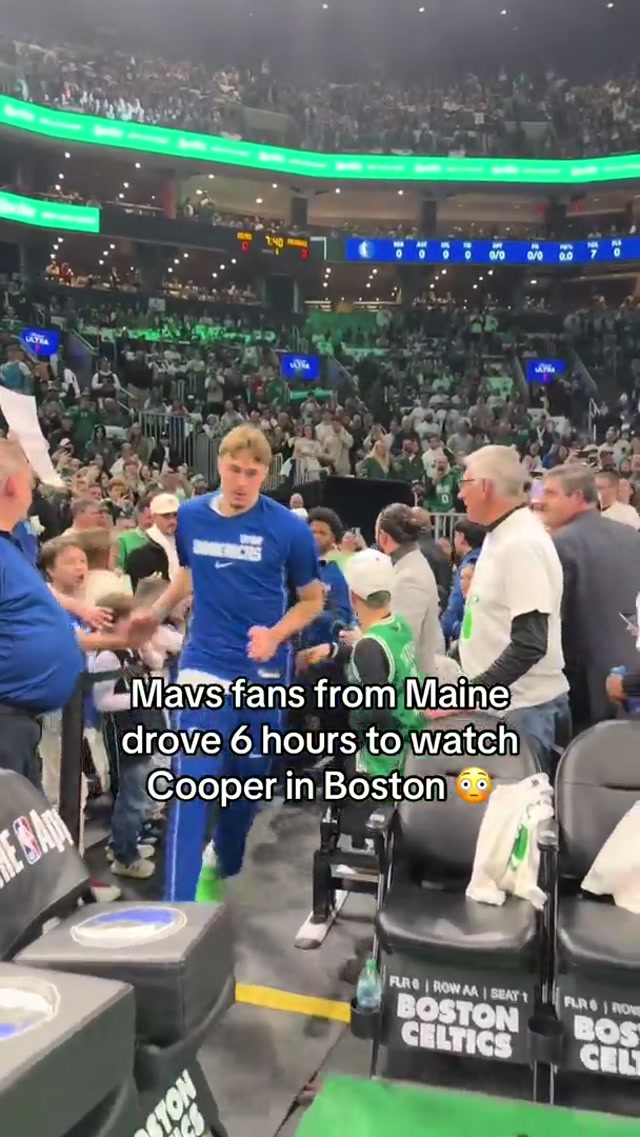 Mad love from Maine 🫶  #cooperflagg #dallasmavericks #nba #basketball 