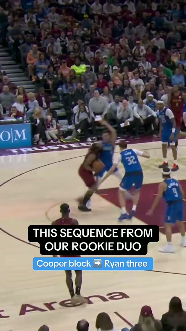THIS ROOKIE DUO 🤩🤝 #dallasmavericks #cooperflagg #nba #ryannembhard 