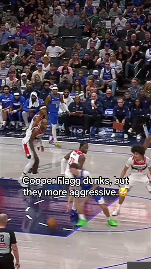 He’s a human highlight reel 🔥🎥#cooperflagg #dallasmavericks #nba 