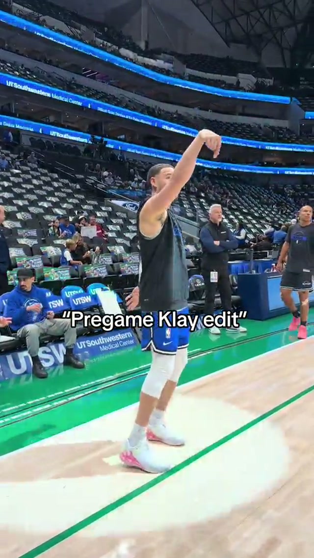 Game day vibes 🔥 #klaythompson #dallasmavericks #nba 