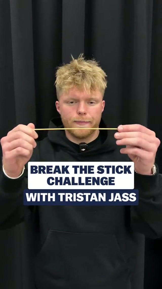 Break the stick challenge with @Tristan Jass 🔥 #tristanjass #nba #basketball 