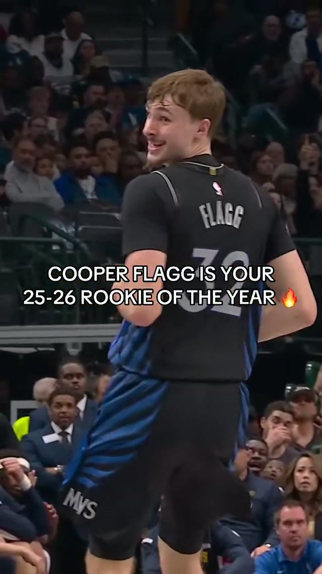 It was already written 🔥 #copperflagg #rookieoftheyear #nba #dallasmavericks 